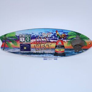 Wooden Wall Mount Key West Bottle Opener Mini Surf Table Southernmost Point